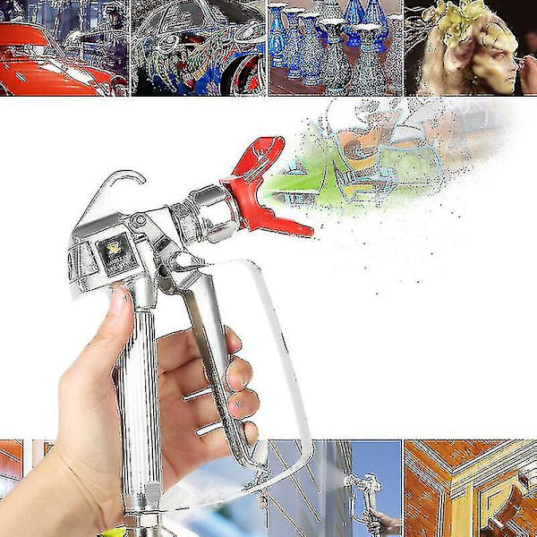 3600psi Färgspruta för Airless-system med Röd Bas och Gul Munstycke - Kompatibel med Graco Wagner Titan Sprayer