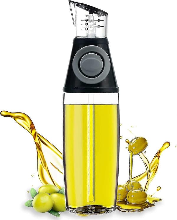 500 ml overlegen glasolie- og eddikebeholder