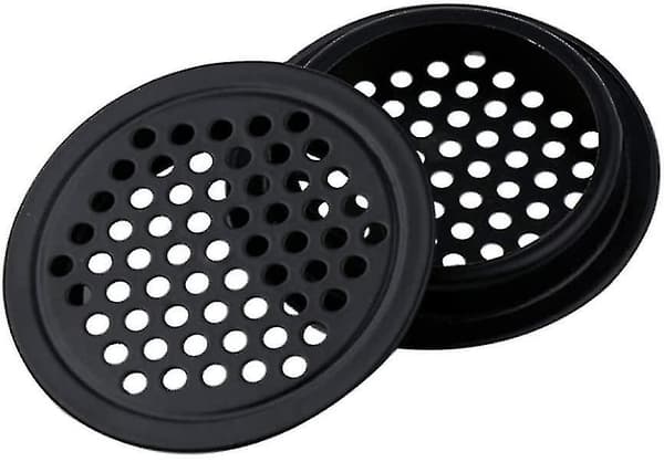 6 stk Runde Ventilationsgitter Vent Mesh Skab Vents, 60mm Rustfrit Stål