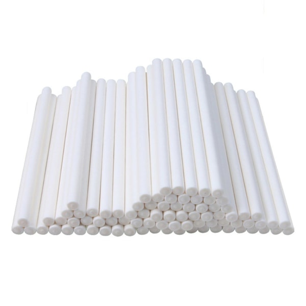 100 kpl Lollipop Stick Monipuoliset karkkipaperitikkut Tee tee-se-itse kakunpäälliset paperitikku jälkiruokien koristeluun S