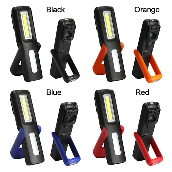 Magnetisk LED-ficklampa BLÅ - hög kvalitet Blue