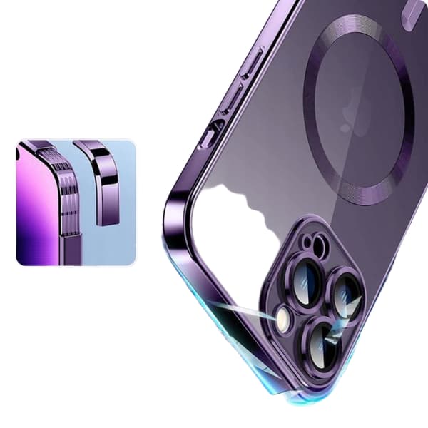 Tech-Protect iPhone 14 Skal Magsafe Shine - Lila