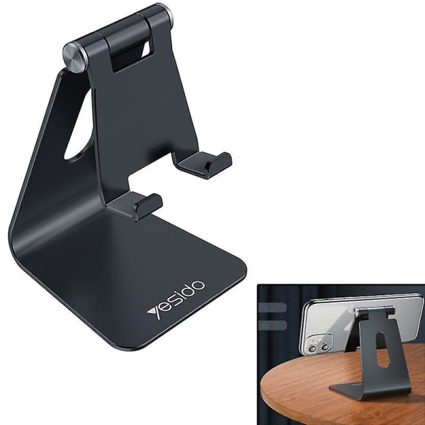 YESIDO C96 aluminiumslegering Anit-Skid Mini Desktop Mount Universal Holder Stativ for mobiltelefon og 8