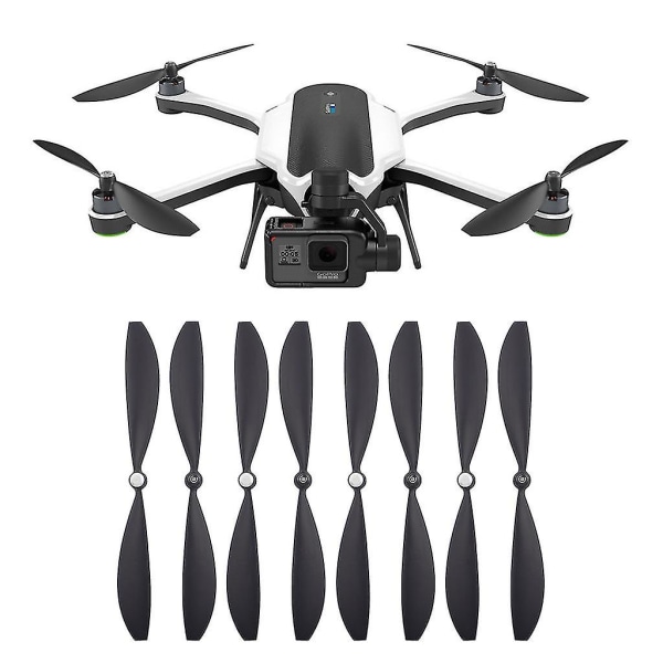 Gopro Karma Drone Accessories Parts - 4 Pairs Black Durable Propellers Blades Wings