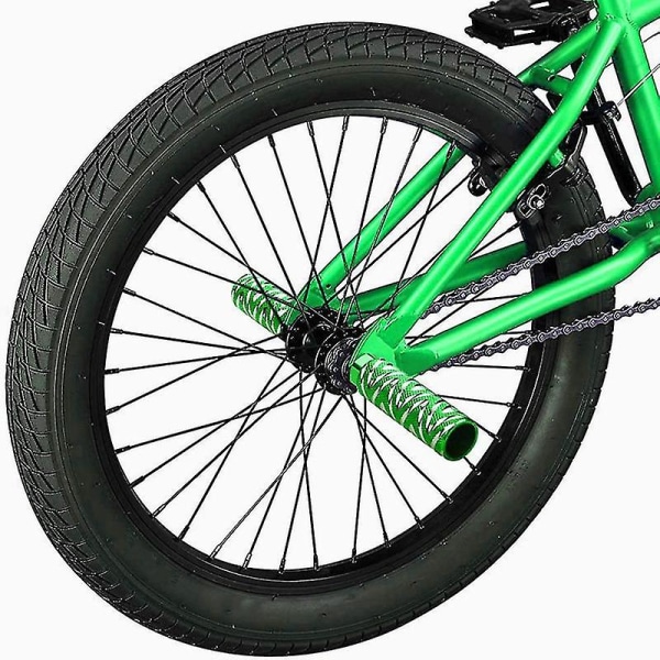 2 st aluminiumlegering cykelpinnar Bmx pedaler passar 3/8 tum axlar cykel bakpedaler