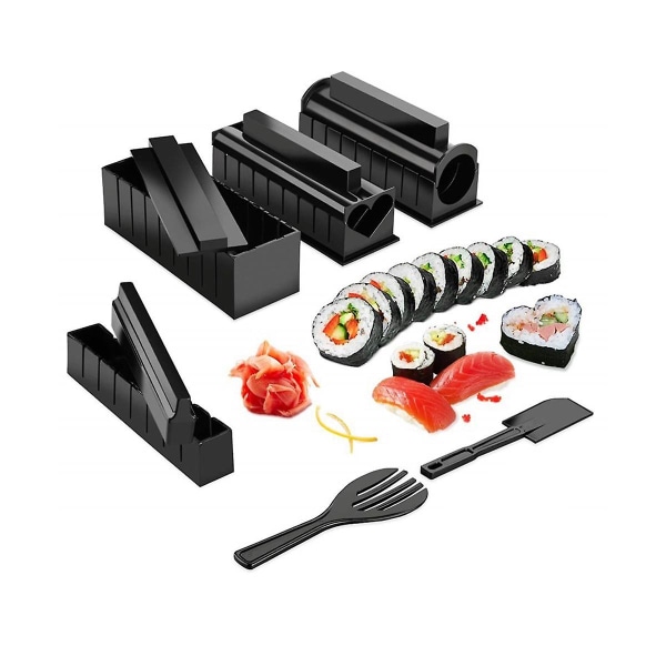 Kjøkkenutstyr Riskuleform Sushi Gjør det selv Ti-delers Sett Kjøkken Gadgets Sushi Sett Sushi Modell