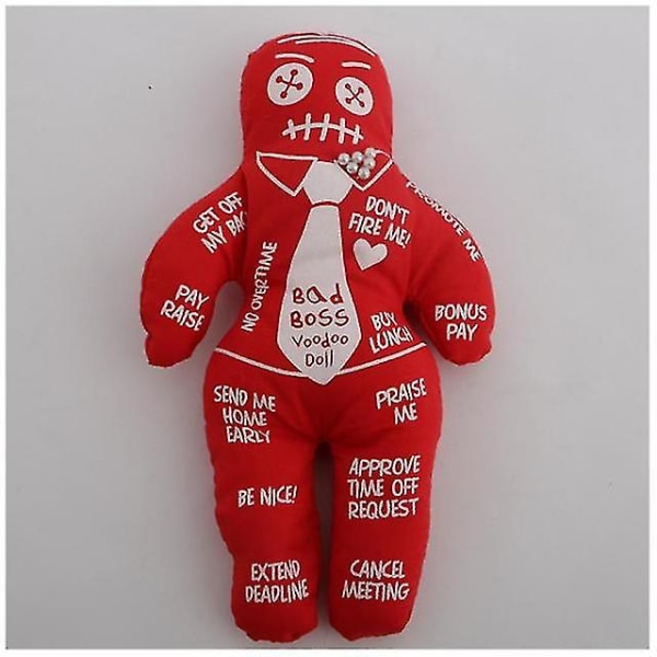 Slinx Bad Boss Voodoo Doll Lelut Käsintehty henkilökohtainen polyesterinukke