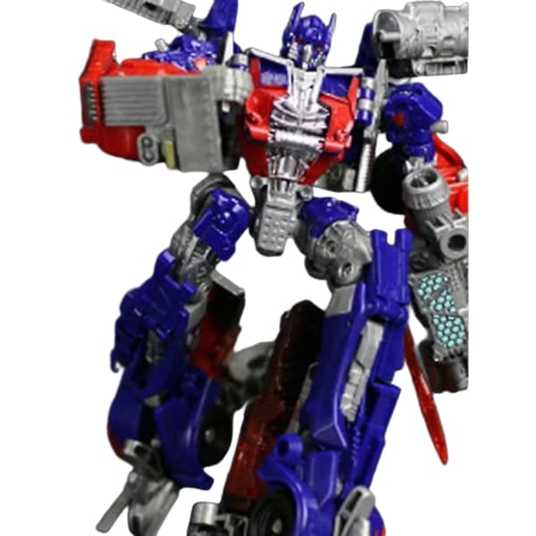 Optimus Warrior - Transformerbar Legetøjsbilmodel Optimus Prime Robot Legetøjsmodel LED Bevægelig