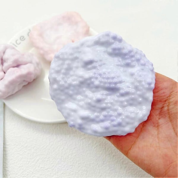 Vakuum Druv Stressboll Handgjord Stretchig Stressboll Squishys Leksak för Vuxna Barn Purple