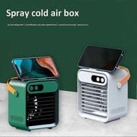 Mini bærbar USB genopladelig bordventilator, bærbar aircondition