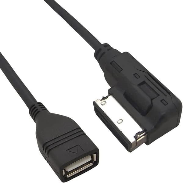 USB-lydkabel med USB-adapter til Audi AMI MMI 2G 3G 3G+- Perfekt