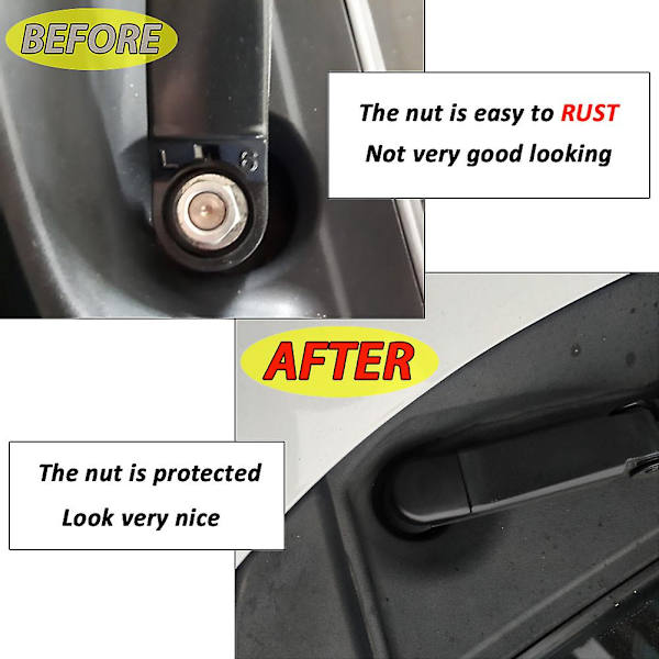 2x etulasien pyyhkimen varren mutterin cap pultin cover Toyota Corolla E150 E160 Verso Yaris Auris Oe 8529213010
