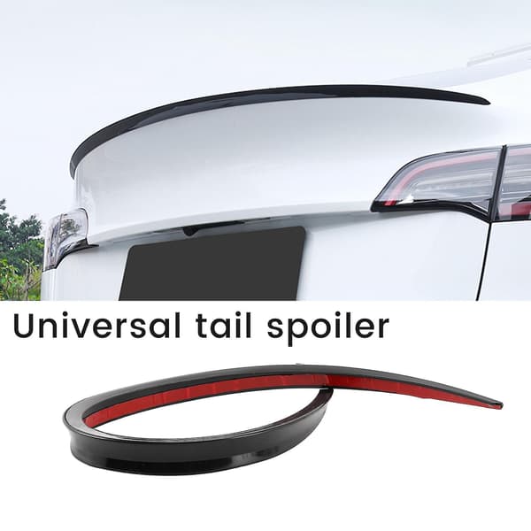 1,2m Universal Takspoiler Gloss Black Bakspoiler Bakluke Spoiler For