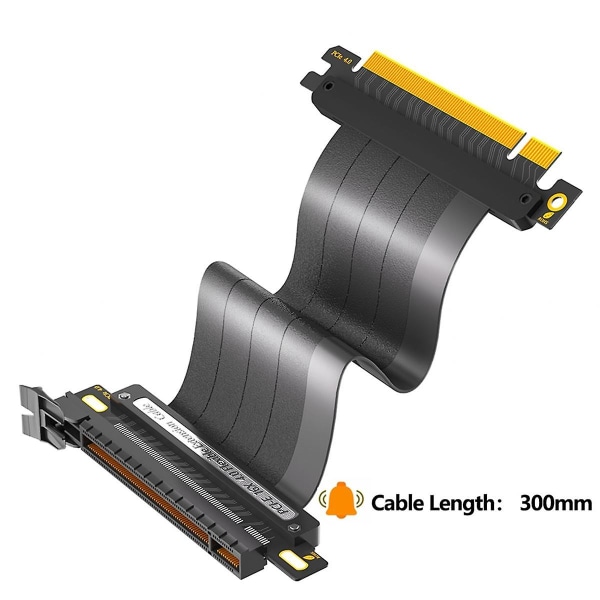 PCIE 4.0 16X forlengelseskabel Høyhastighets GPU-stigerkabel med PCI Express-port for GPU-forlengelseskabinett