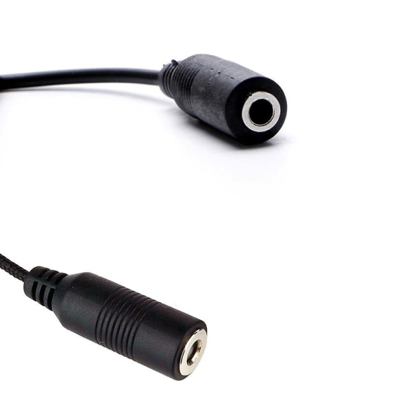 3,5 mm mini USB mikrofon mikrofon adapterkabel för Gopro Hero 3 3+ 4 kamera Black