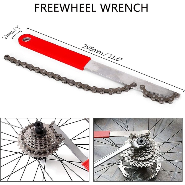 Sykkelreparasjonsverktøy Fjerningsverktøy for fjerning av kjedehjul for sykkel med låsering (q)