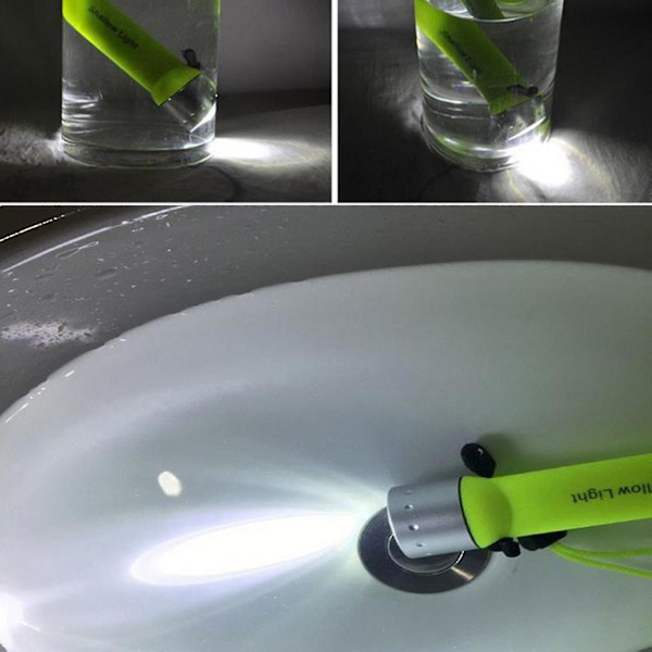 Led Vanntett Scuba Diver Dykker Lommelykt Undervanns Flash Light Torch