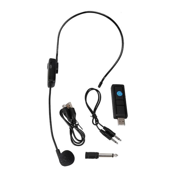 Uhf Trådløse Mikrofoner Scene Trådløst Headset Mikrofon System Mic Til Højttaler Undervisning Møde