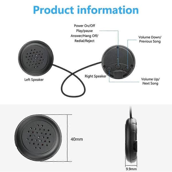 Bluetooth V5.0 Panta lapsille, Bluetooth-unimaski pehmeillä kaiuttimilla ja mikrofonilla