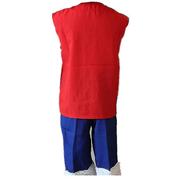 Anime One Piece Rollspels Luffy Kostym Komplett Set