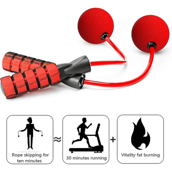 Ropeless Jump Rope,acsergery Længde Justerbar Hastighed Jump Rope,acsergery[jl]