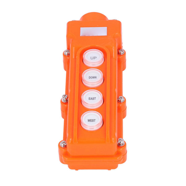Kran Fjärrkontroll Lyftbrytare Tryckknapp Box Kontroller Regntät 220v/500v Cob62