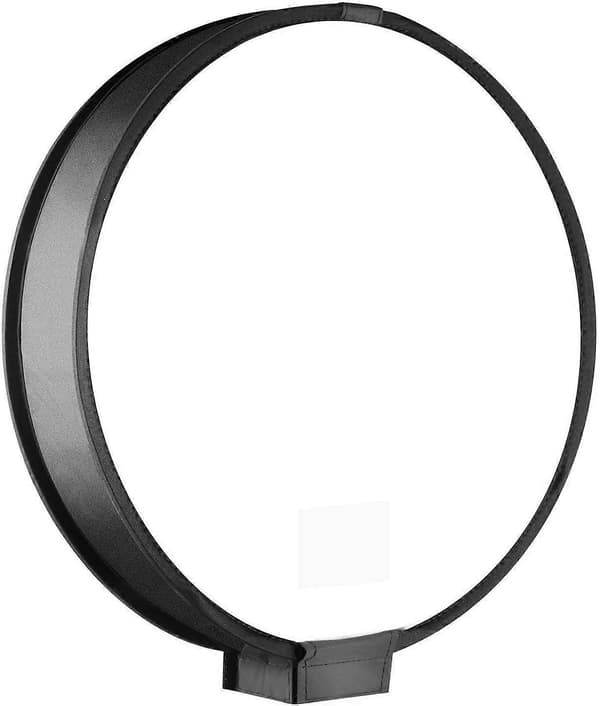 40 cm rund universal bærbar Speedlight Softbox Flash Diffuser On-Top Soft Box til kamera, hvid