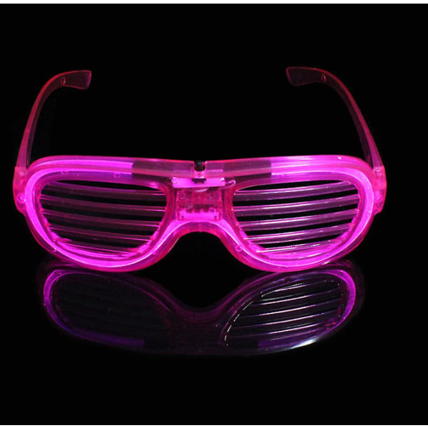 Led El Wire Glasögon Neon Party Lysande Glasögon Light Up Glasögon För Barer Klubbar Fester