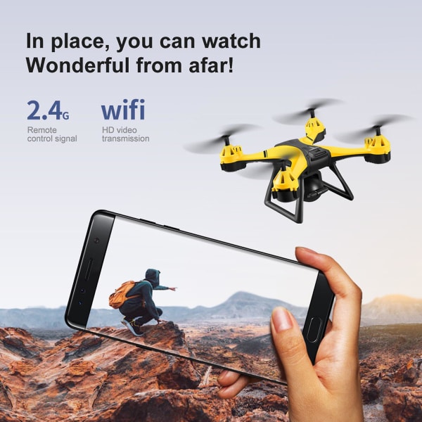 Drones X101 Drone 4k HD -kameralla 2,4g kaukosäädin Quadcopter aloittelijoille ja lapsille