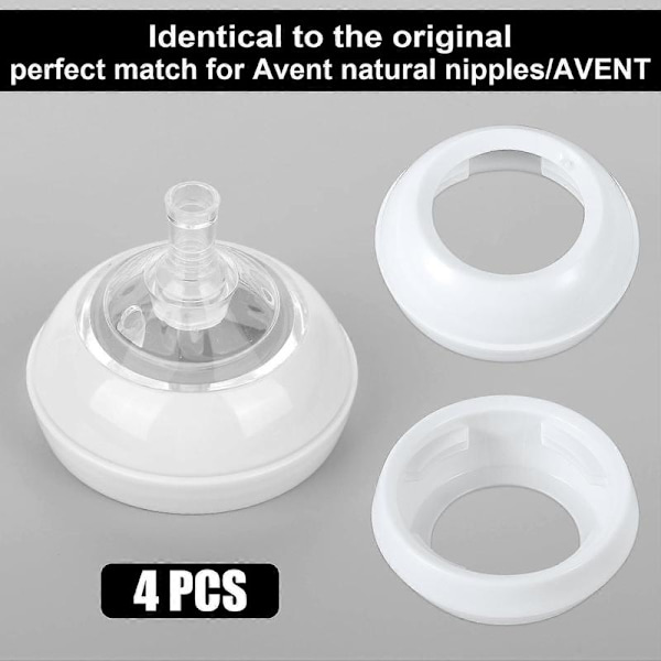 <c>8 st Ersättningsringar för nappflaskor till Philips Avent-flaskor, Baby