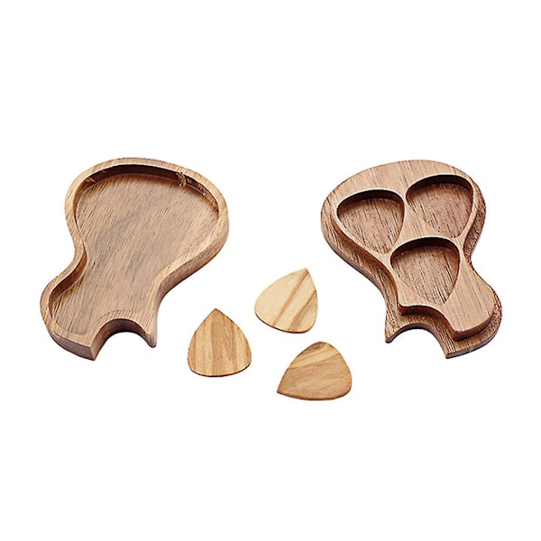Naturträ Gitarrplektrum Högkvalitativa Fingerplektrum Guitarra Plektrum