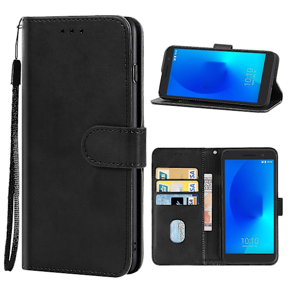 Läderfodral för Alcatel 1/1 2019 & 2021 / Vodafone Smart E9