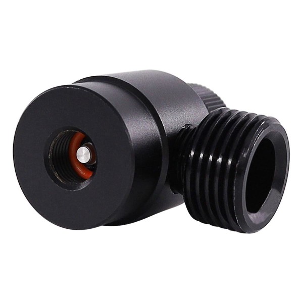 Co2 Sylinder Påfyllingsadapter, Hjemmelaget Gassflaskeregulator M10x1 Til W21.8-14 Adapter For Argon, Co2, Blandingsgass, Svart