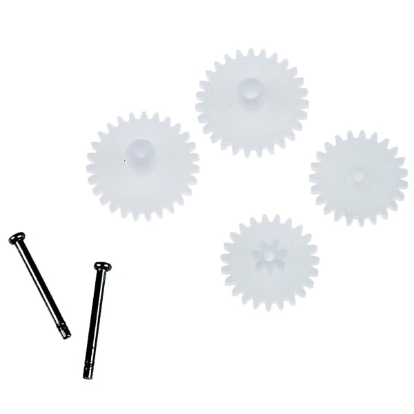 Komplett Sett Reservedeler for S107 RC Helikopter, Hovedblader, Hovedaksel, Hale Dekor, Hale Propeller, Girsett, Koblingsspenne - Gult Sett -