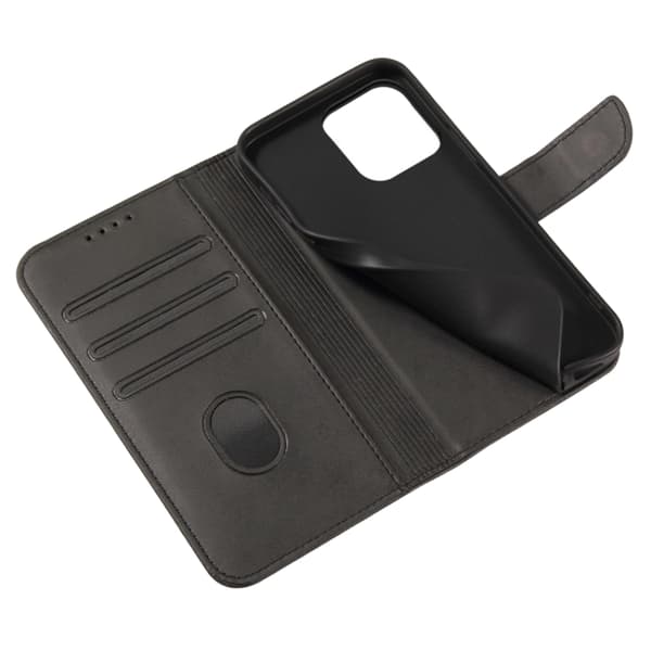 iPhone 15 Pro Lommebokdeksel Magnet - Svart