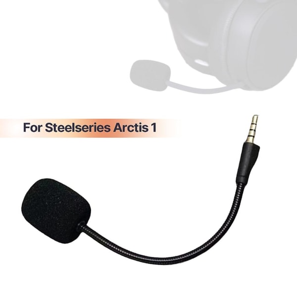 Laadukas 3,5 mm:n puomimikrofoni Arctis 1 -kuulokkeille Selkeä viestintä