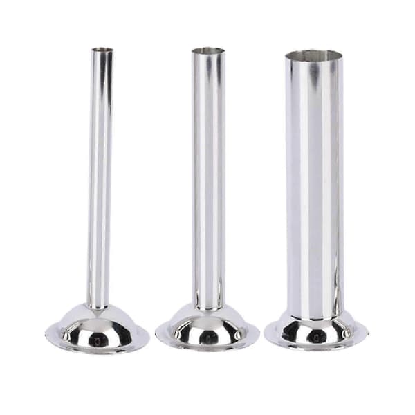 3 stk. pølsefylderrør 12 mm 19 mm 32 mm pølsefyldertragte til kød
