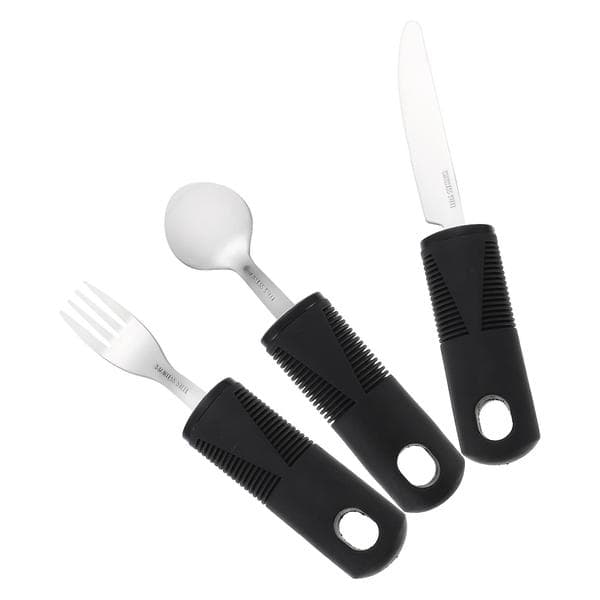 Tilpassbart bestikk, bygget bestikk, voksne, tilpassbart bestikksett, sklisikkert bestikk, tilpassbart matingsbestikk, bestikk for funksjonshemmede