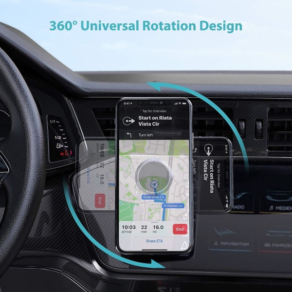 YSDSY Syncwire Handyhalterung Auto Magnet - 360° Käänteinen Magnetische Handyhalterung fürs KFZ Ar