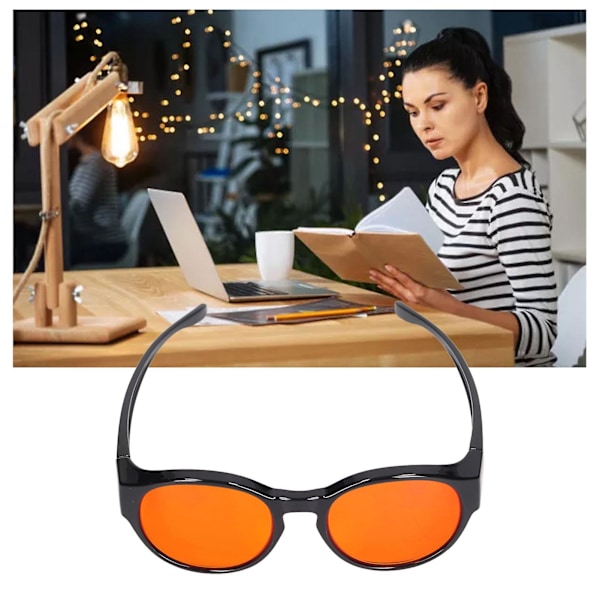 Sinistä valoa estävät lasit 400–500 nm, säteilyä ja UV-säteilyä kestävät tietokonelasit lukemiseen, pyöreät/neliömäiset linssit Round Glasses