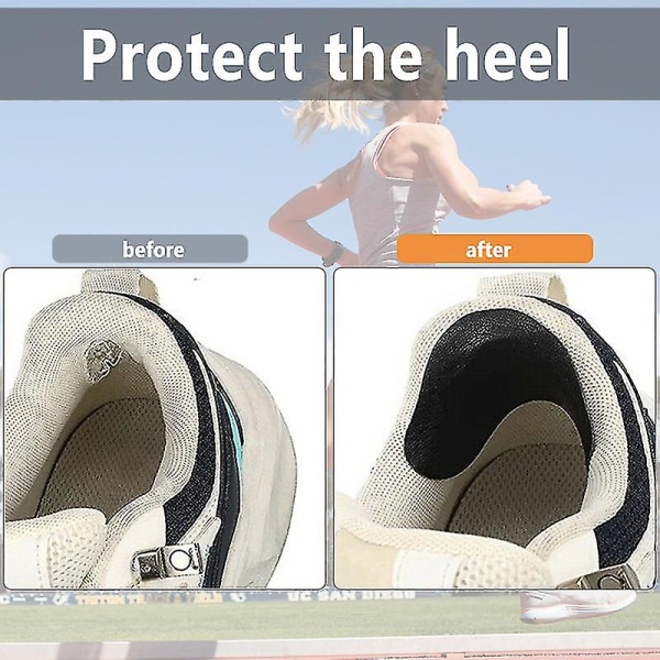 Kengän kantapään korjausmerkki Itsekiinnittyvä monikäyttöinen kengänreikäpehmuste lenkkariurheiluun