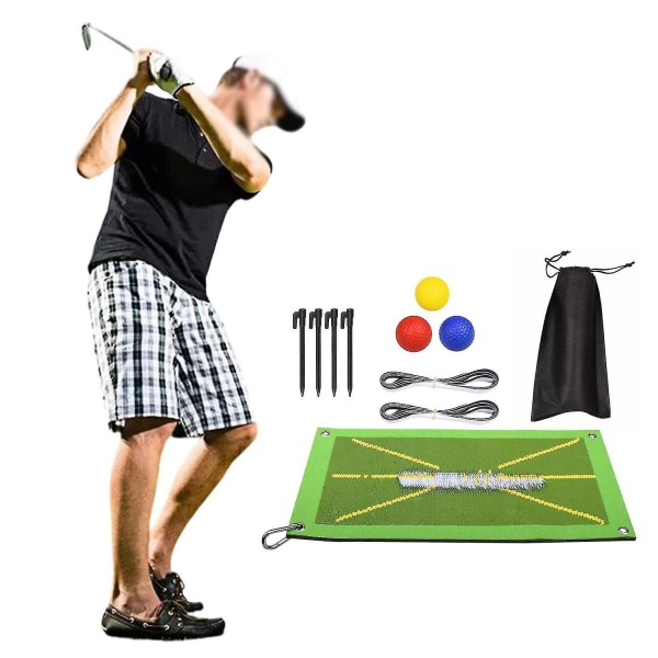 Golfträningsmatta för svingavkänning, golf Daddy Divot-matta för inomhus/utomhus