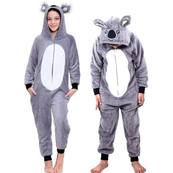 Barn Unisex Super Soft Fleece Koala Onesie 7-8 Years