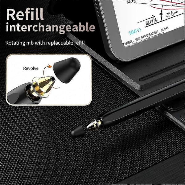 Galaxy Z Fold7 5G Bluetooth-kompatibel kapacitiv pen til digital præcisionsskrivning Stylus Sort
