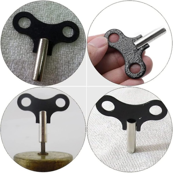 Oprulningsur nøgle. Mekanisk urnøgle Universal urnøgleoptræksværktøj (sort) (4 stk) A