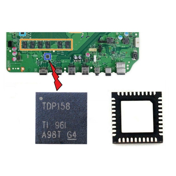 Xbox One X Hdmi Retimer Ic -siru, näyttöliitäntä Ic Tdp158 Näyttöliitäntä Ic