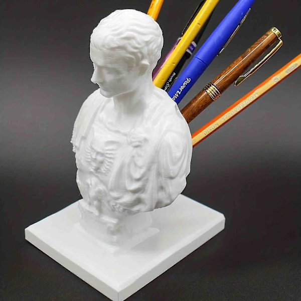 Julius Caesar Ides Of March Penna / Pennhållare Skulptur Desktop Organizer-yuyu