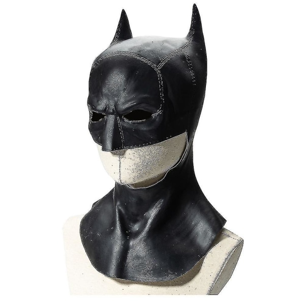 2022 New Batman Mask The Batman Latex Hodeplagg Cosplay Film_h