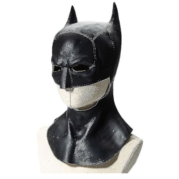 2022 Ny Batman Mask The Batman Latex Huvudbonad Cosplay Film_h