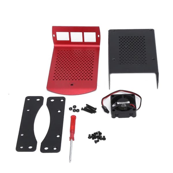 Universellt kylande skyddsfodral i aluminiumlegering för Raspberry Pi 2 3 B Type
